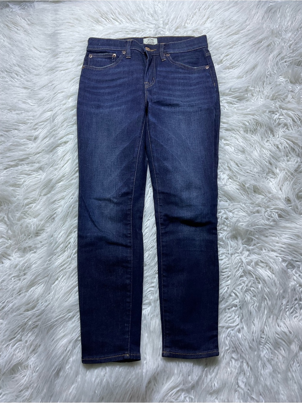 J Crew 9” High Rise Toothpick Skinny Jeans